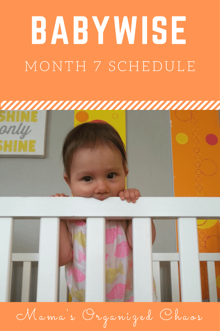 Babywise Schedule Month 7 Mama s Organized Chaos