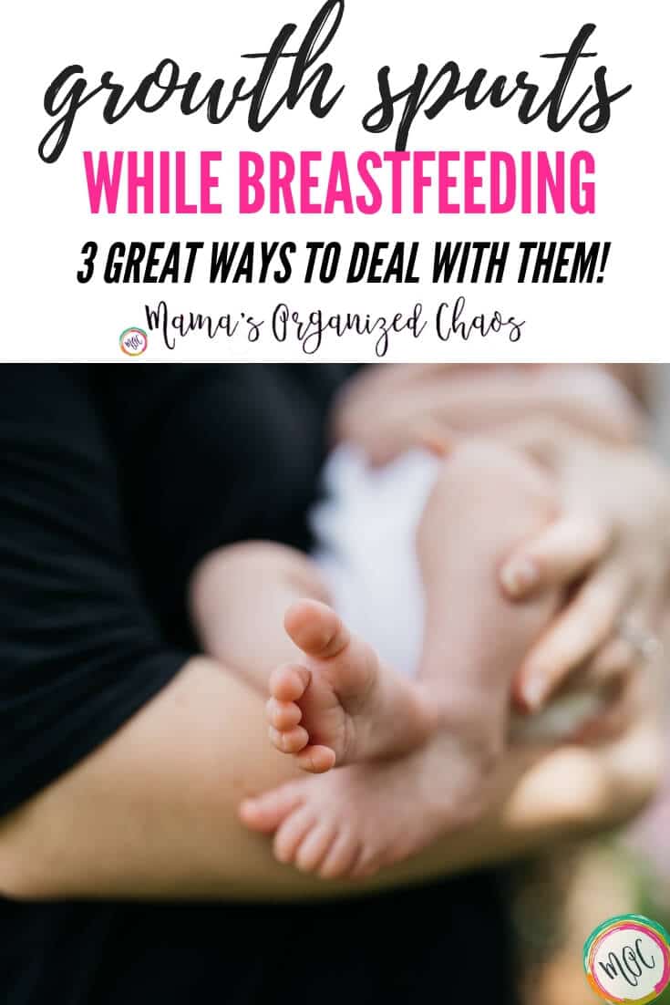 3 ways to deal with growth spurts while breastfeeding