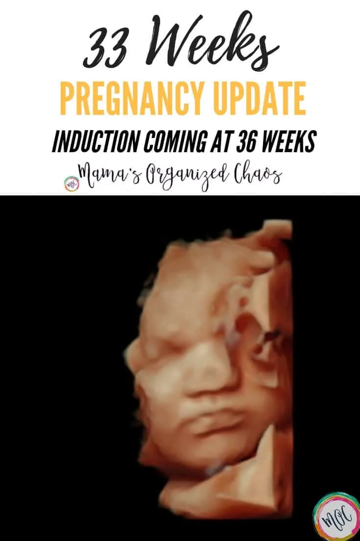 33 week pregnancy update baby in womb