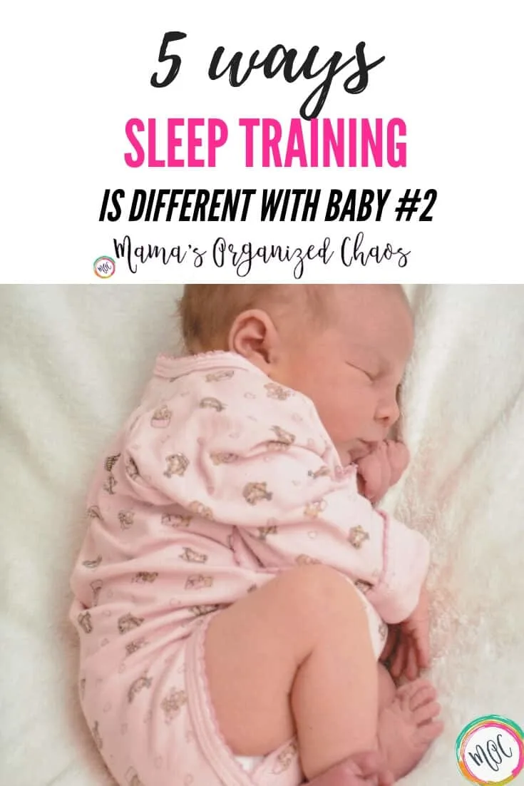 5 ways sleep training is different with baby # 2