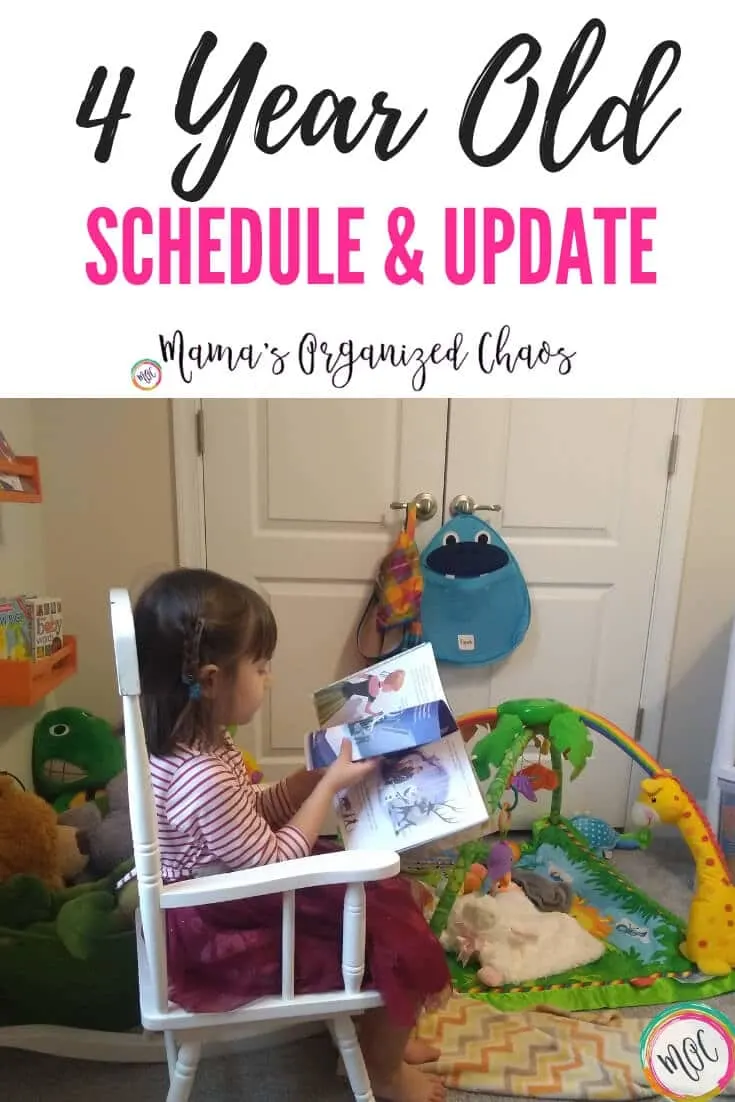 4 year old schedule and update