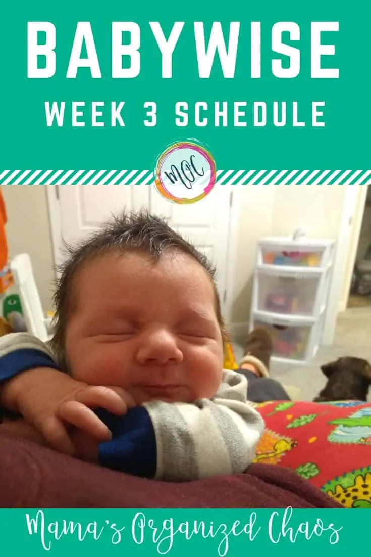 Babywise newborn week 3 schedule