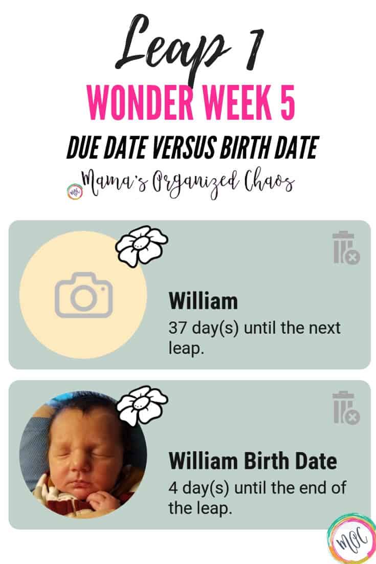 Wonder Weeks Leap 1 (Wonder Week 5 