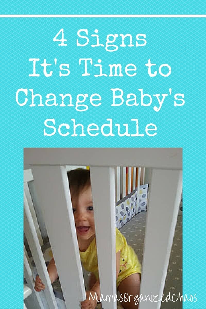 WHEN TO MAKE A CHANGE TO YOUR BABY’S SCHEDULE