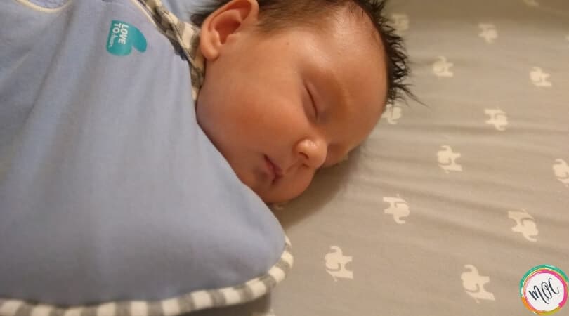 Bedtime Routine With Multiple Children love to dream swaddle up on 2 month baby (1)