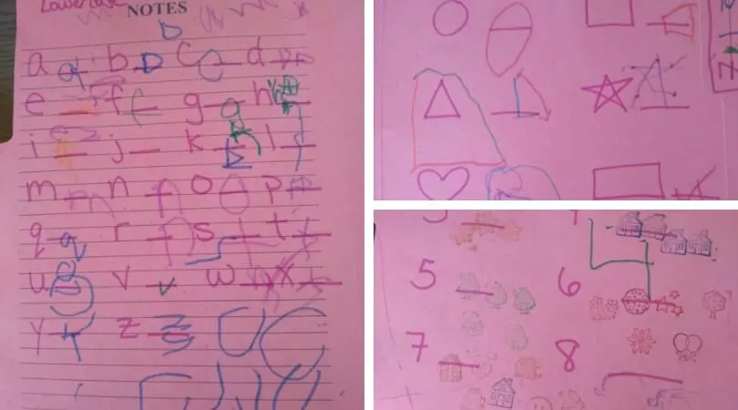 Preschool Friendly Letter Activities mr pencil folder activity writing practice
