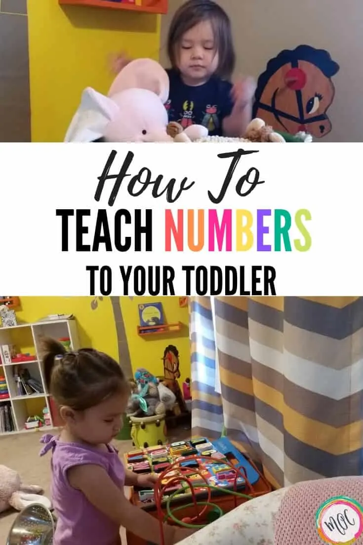 how to teach numbers to your toddler