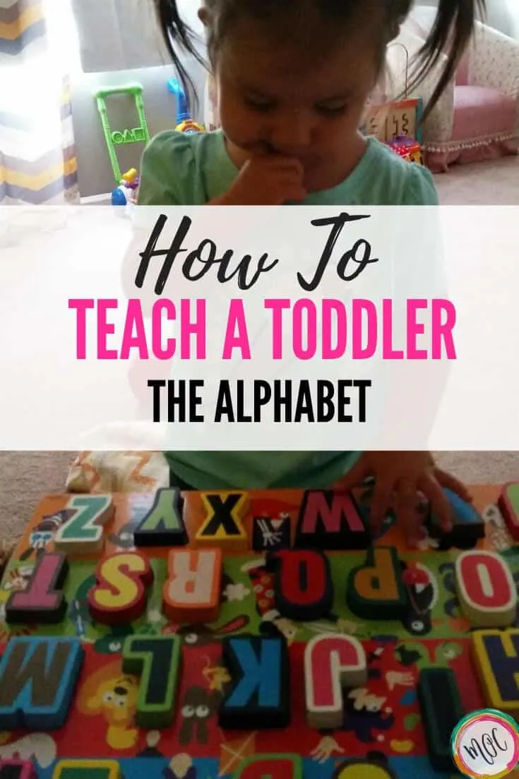 TEACHING THE ALPHABET: 1.5 years old