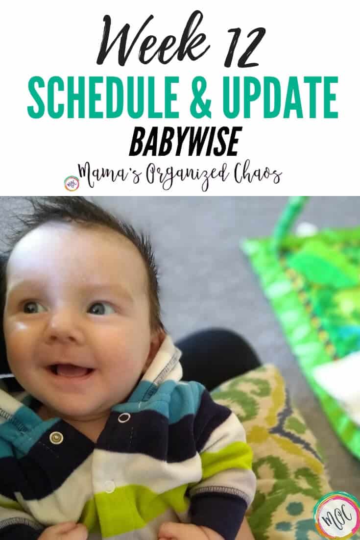 Week 12 Babywise Schedule and Update - Mama's Organized Chaos