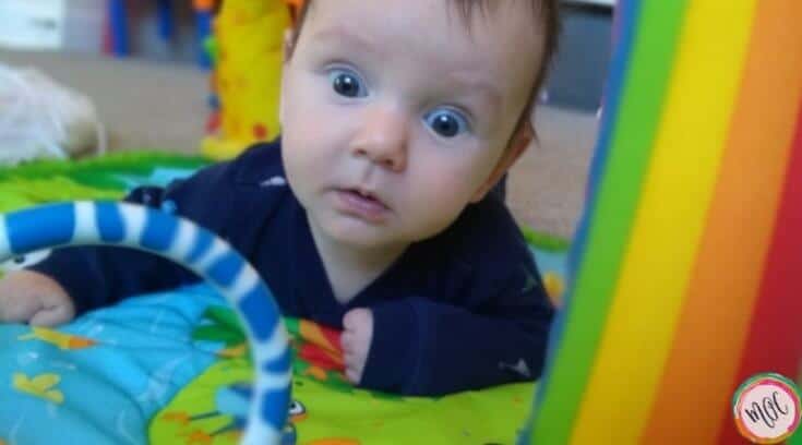 4 month old play time