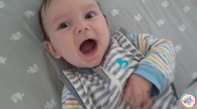William’s 5 Month Old Schedule 5 month old baby waking up from nap