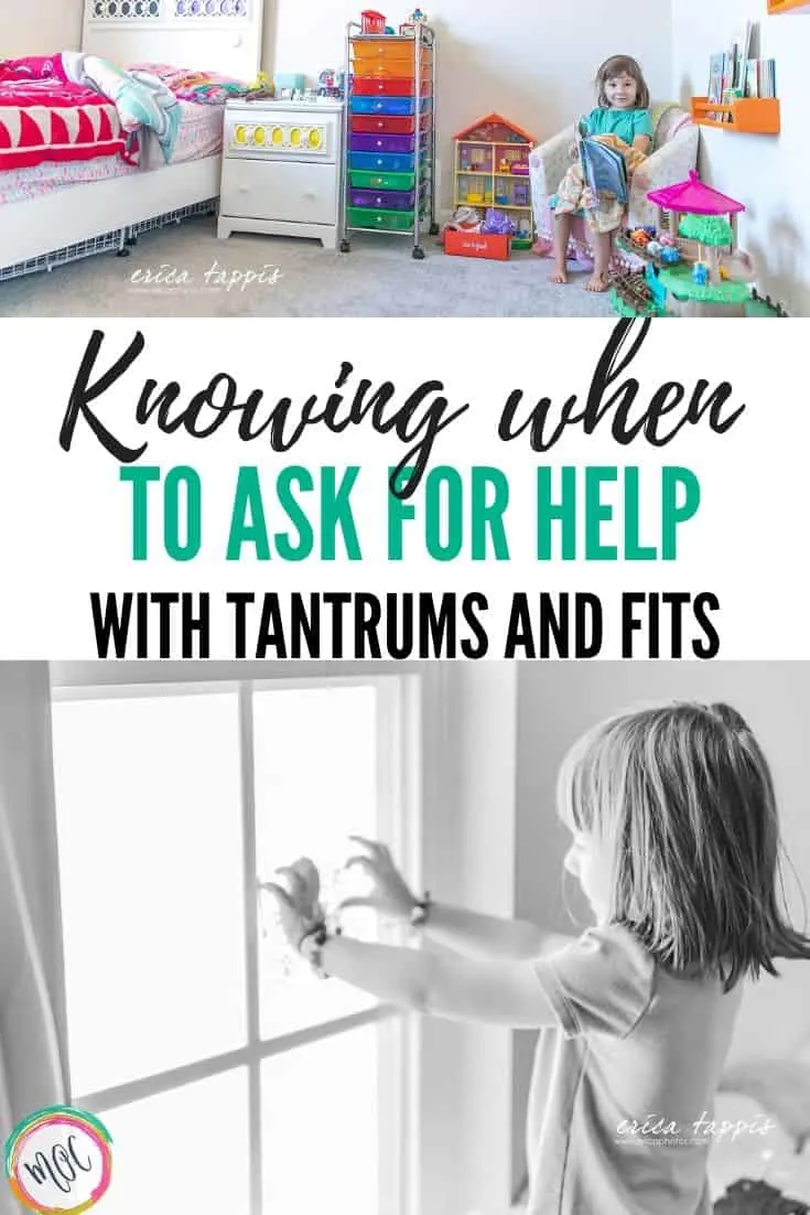knowing when to ask for help with tantrums and fits