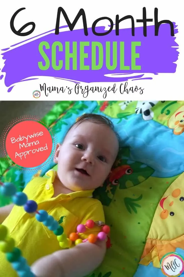 William’s 6 Month Old Schedule 6 month old babywise schedule