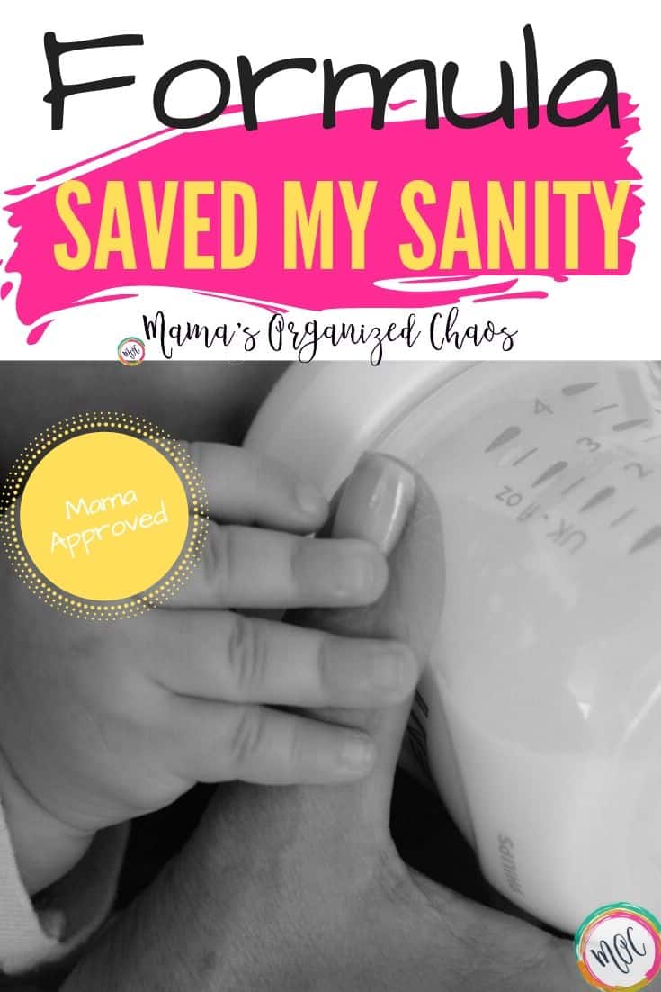 How Formula Saved My Sanity