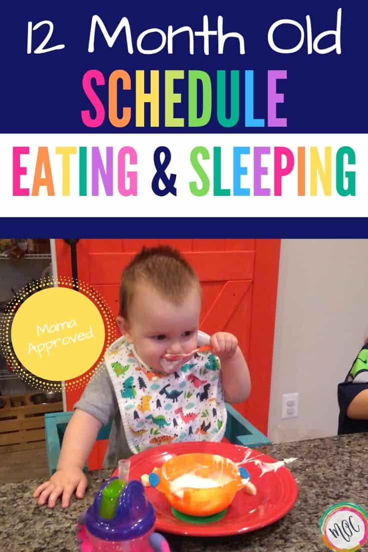 12 month old eating and sleeping schedule