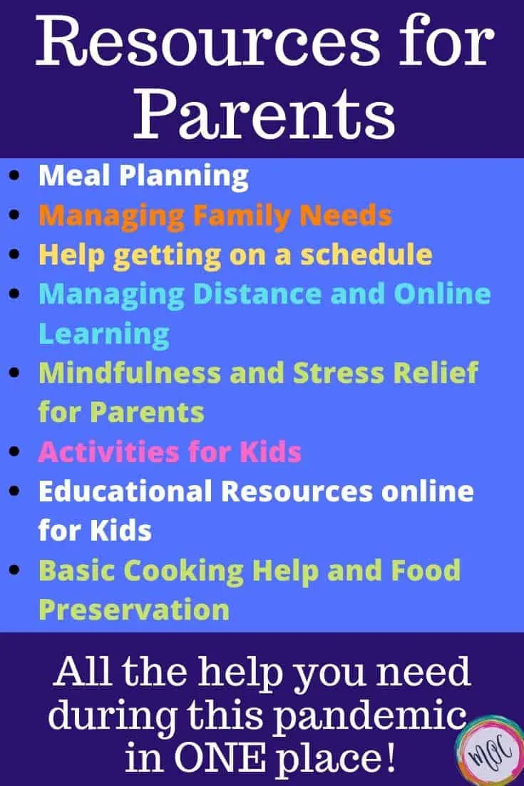 Resources for Parents During the COVID-19 Shutdown Resources for Parents During the COVID-19 Shutdown
