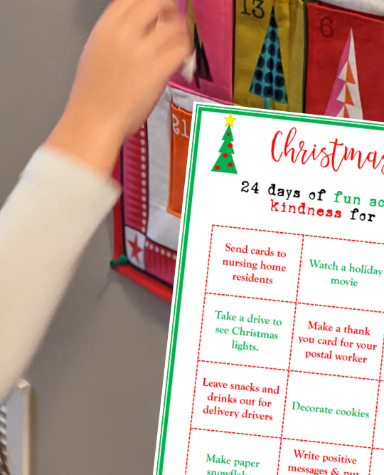 christmas kindness countdown calendar